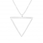 Lantisor din argint cu pandantiv triunghi model DiAmanti DIA39711